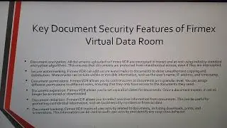 Firmex Unveiled: Secure Document Handling in Virtual Data Rooms | TECH VIEW 05