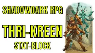 BUILDING SHADOWDARK THRI-KREEN MONSTER STAT-BLOCK 🔴#4k LIVE