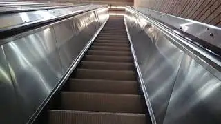 The new escalator at Cote-Vertu Metro Station is up and running!