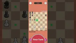 playing chess and Chalange is to draw in hard mode