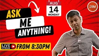 Ask Me Anything | Ft. Rajesh Balasubramanian, 4 Time CAT 100%iler | Live This Monday | 2IIM CAT Prep