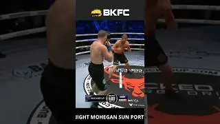 BKFC Fight Night Mohegan Sun Pat Casey with a VICIOUS 1st round walk off KO! #ufc #mma #boxing #bkfc