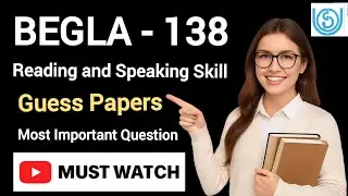 BEGLA 138 VVIP Question | Guess Paper in English Medium #ignou #begla138 #shorts