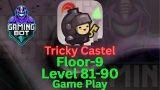 Tricky Castle Gameplay | Floor 9: Levels 81-90 Walkthrough | Princess Tower | GB ✅