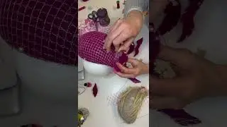 Process of making of a bespoke hat for Cheltenham #HorseRaces #elenashvabmillinery #millinery #hats