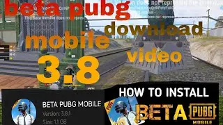 Pubg mobile  new update 3.8 😍 download beta pubg mobile Description👇🏻 #trending
