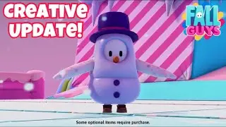*NEW* FALL GUYS CREATIVE WINTER THEME UPDATE!
