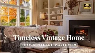 🕰️Timeless Vintage Home Makeover  | Cozy, Elegant & Heartwarming Decorating Ideas ✨