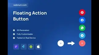 FlutterFlow Floating Action Button Widget ⭐ Multi-Action FAB 🌟 #flutterflow #floating