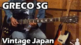 GRECO SG Black Lawsuit era guitars japan [ NO TALKING ]
