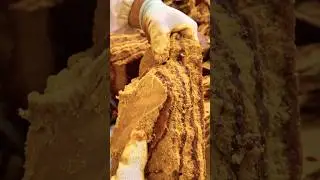 Satisfying Brown Sugar Cube Cutting #asmr