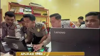 Instalasi Software Vmix Dan Resolume Di VideoTron Aula Tri Brata Polda Sumut