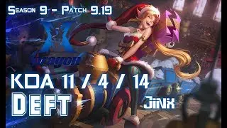 KZ Deft JINX vs KAI'SA ADC - Patch 9.19 KR Ranked