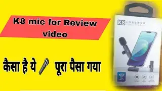 Wireless Mic K8 | Under 399/- | Honest Review 2026 |#wirelessmicrophone​  #wirelessmic​ #thebigner​ 