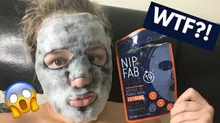 TESTING THE NIP + FAB GLYCOLIC FIX BUBBLE MASK EXTREME - FACE MASK FRIDAYS | AMBER HOWE