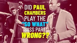 Did Paul Chambers Play the 