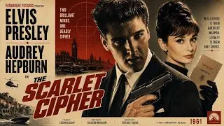 Elvis Presley & Audrey Hepburn in THE SCARLET CIPHER (1961) Sora ai espionage film
