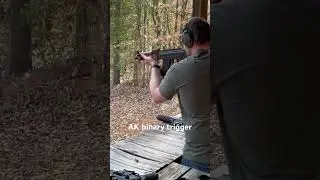 PSA GF3 AK47 with binary trigger #AK #guns #gun #pistol #rifle #shootingrange #shooting #shooter