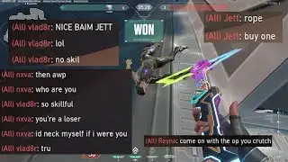 Trashtalkers in Valorant get Tilted and Destroyed