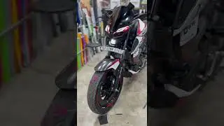 MT-15 wrapping Modified 🔥🔥🔥🔥🔥 #wrap #mt15  #ppf #modified #yamaha #trending #viral #shots
