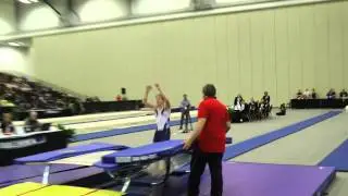 Casey Chandler - Double Mini Finals Pass 2 - 2014 USA Gymnastics Championships