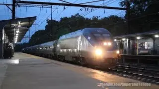 Amtrak Trains at Metuchen Station