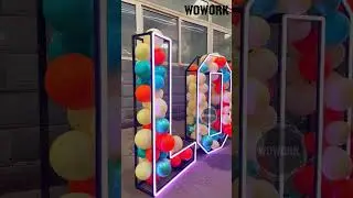 collapsible neon frame lights for wedding party decoration #weddingdecoration #marqueeletters