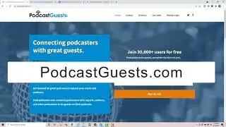 PodcastGuests.com - How to find podcast guests and get booked on podcasts