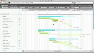 Зависимости диаграммы Ганта в TeamGantt