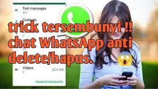 cara mengaktifkan fitur pesan anti hapus di gb WhatsApp terbaru