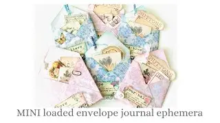 MINI loaded envelope journal ephemera