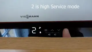 Viessmann Vitodens 100-W. Heat only boiler. High and Low service modes.
