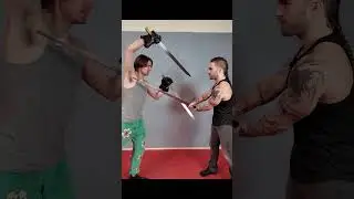 Can Dual Wielding SAVE Reverse Grip? #sword #martialarts #funny