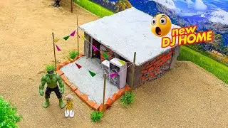 Diy Mini Bricks DJ HOME Construction | Engineering Science Project with Full Fun 😂