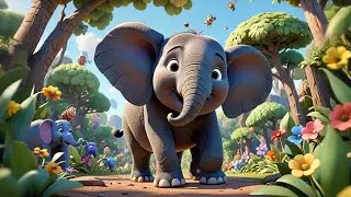 Elephant Stomp Stomp Boom &mdash; Funny Rhyme! | Silly Elephant Song for Kids | Dance and Laugh Along