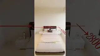 Modern Bedroom Design | 2024 Bedroom Style #shorts