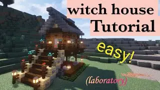 Minecraft: How to build a witch house in survival(laboratory)