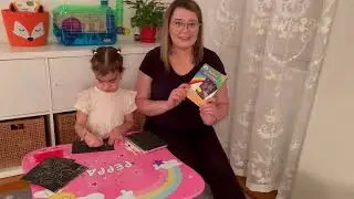 ZMLM Scratch Paper Art Set Unboxing Display