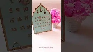 DIY Ramadan Calendar 😍 Ramadan craft 2024 #shorts #art /Creative Ideas Urooba