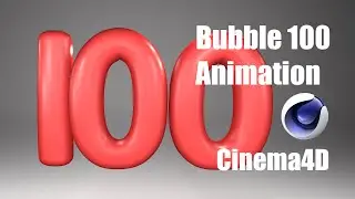 Bubble Text Aninmation in Cinema4D