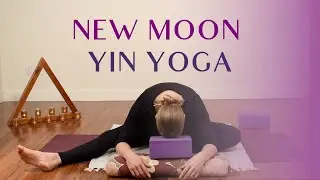 New Moon Yin Yoga | 40 min Pisces New Moon Yoga 🌚  ♓