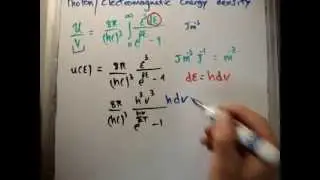 Quantum Statistics 45 : Photon Electromagnetic Energy Density