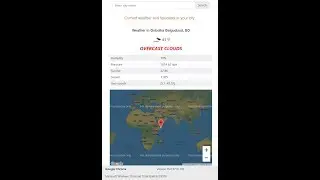 Angular Weather App  (Open Weather Map API)