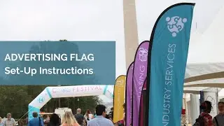 Custom Advertising Flag Set-Up | MVP Visuals