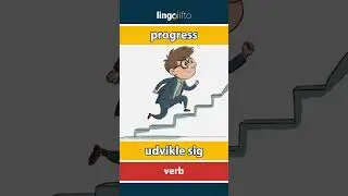 🇬🇧🇩🇰 progress - udvikle sig : learn English : Lad os l&aelig;re engelsk : vocabulary builder