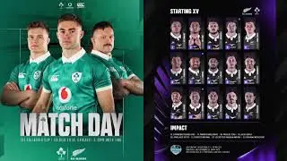 Ireland VS New Zealand - Autumn Nations 2025 - BBC Radio Ulster commentary