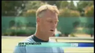 Tennis Player George Venkov on Channel 9 Gold Coast News Aus