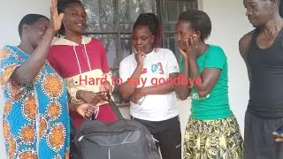So emotional 😢 hard to say goodbye as she left the village 😢