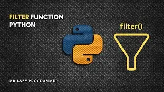 filter() function python |  Python Tutorial | #python #mrlazyprogrammer #mr