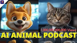 How to Create Viral Talking Animal Podcast Without Google Veo 3 | AI Animal Podcast Generator